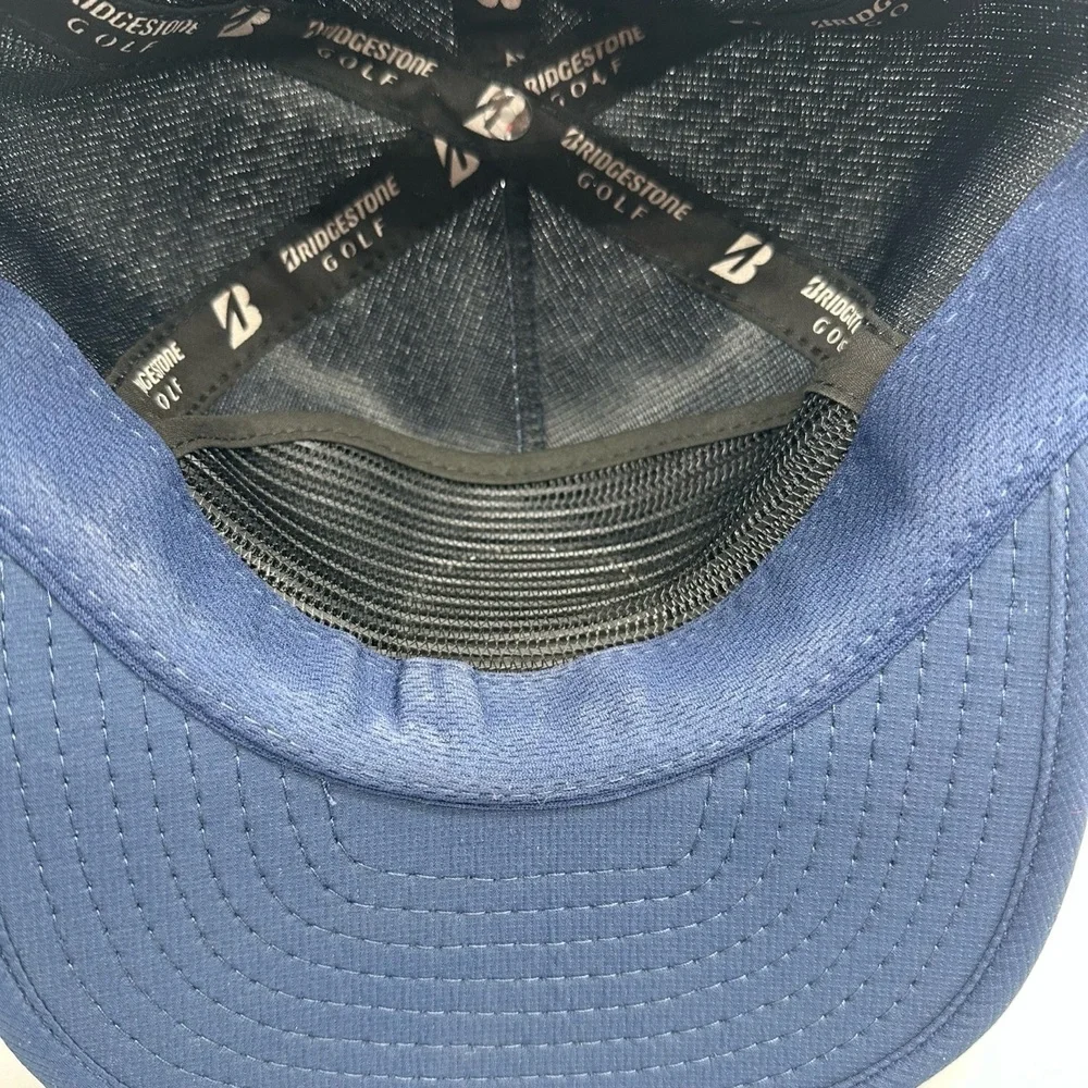 Bridgestone Golf Rope‎ Cap Navy SnapBack 100% Polyester Dad Hat